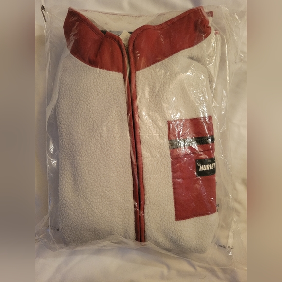 HURLEY Mens Byron Burrrito Track Zip Fleece Jacket  Size (XXL) - Picture 4 of 4